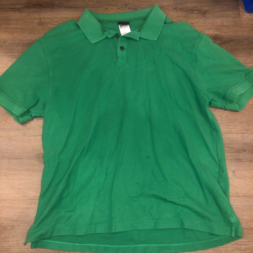 Men’s Patagonia Polo Green - Size Medium